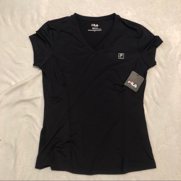 Fila Sport Tops - Fila Athletic Black Shirt Size- Medium